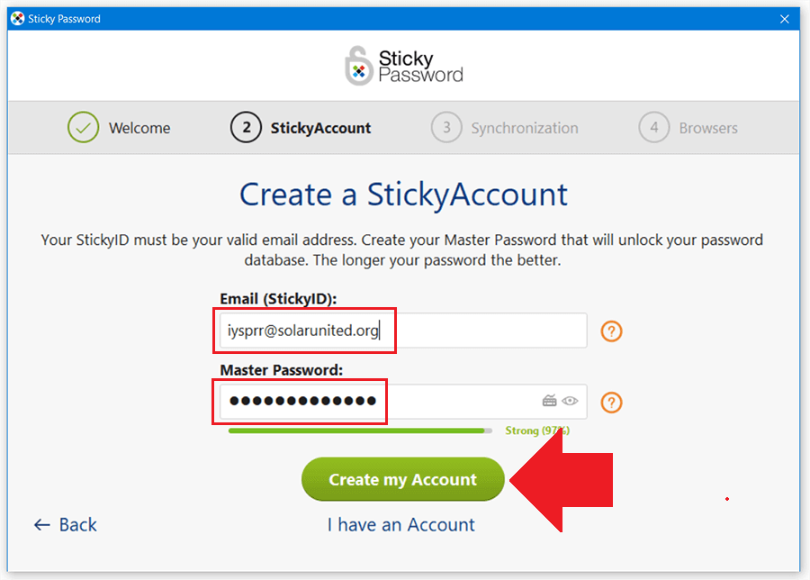 Sticky Password Premium Activating 2