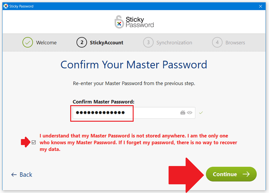 Sticky Password Premium Activating 3