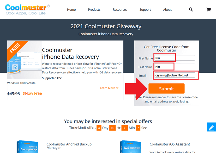 Coolmuster iPhone Data Recovery Giveaway 3.1.5 1