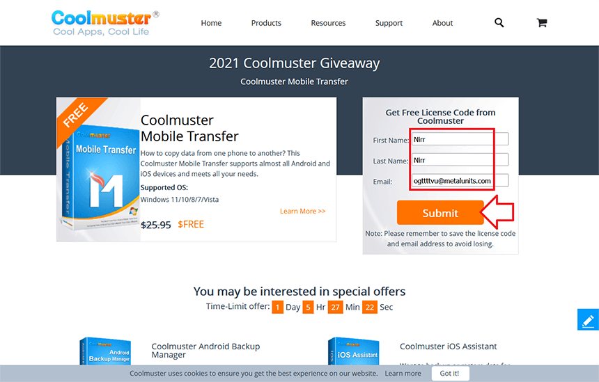 Coolmuster Mobile Transfer 2.4v Giveaway 1