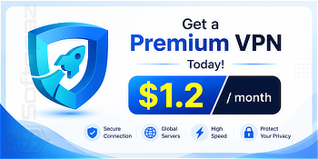 Get VPN for $1.2 per month