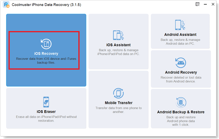 Coolmuster iPhone Data Recovery 3.1.5 Activating 1