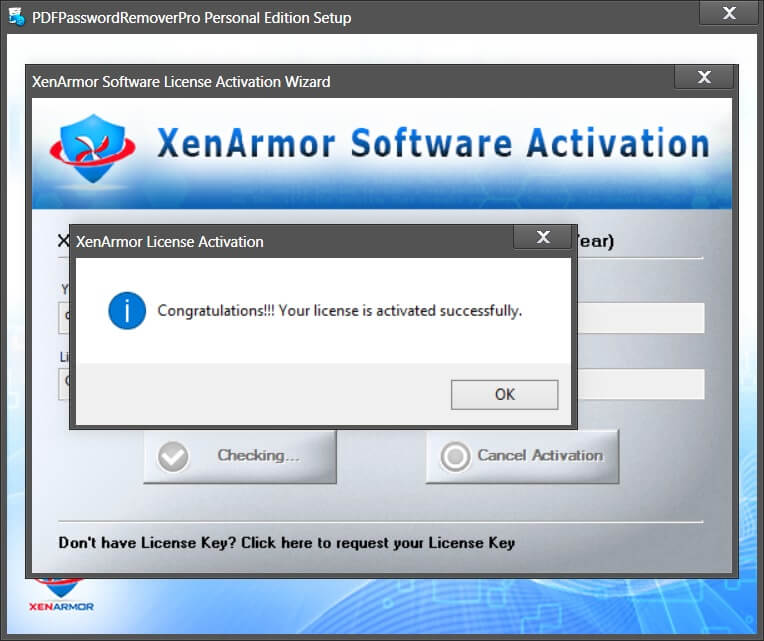 XenArmor PDF Password Remover Pro 2022 Activating 2