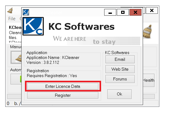 KCleaner 3.8.2 Activating 2