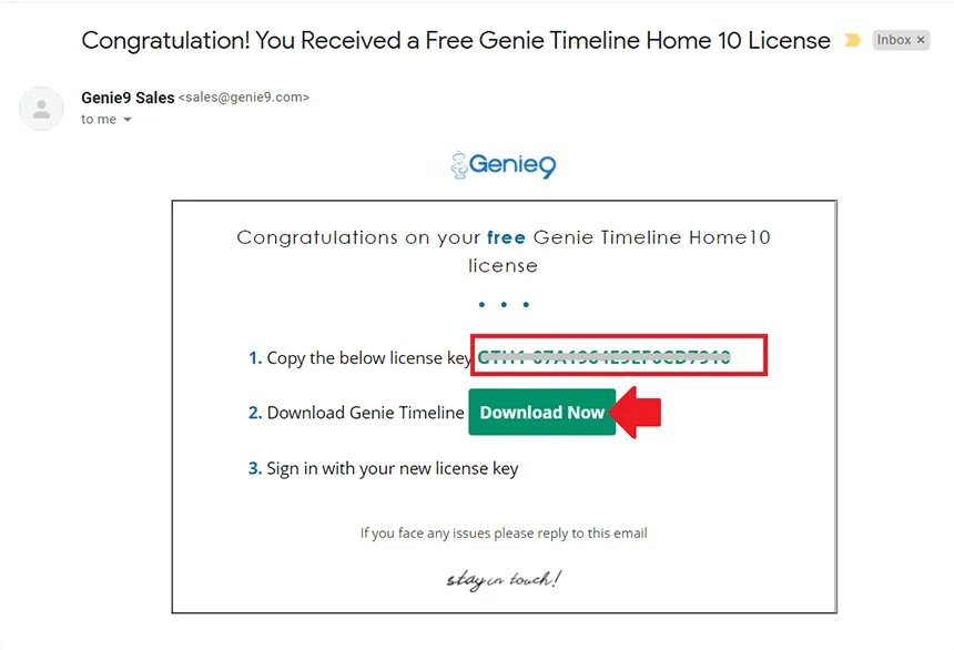 Genie Timeline Home 10 Giveaway 2