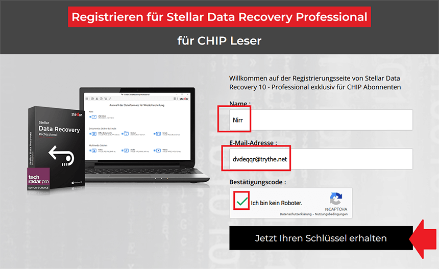 Stellar Data Recovery Professional 10 Giveaway 1
