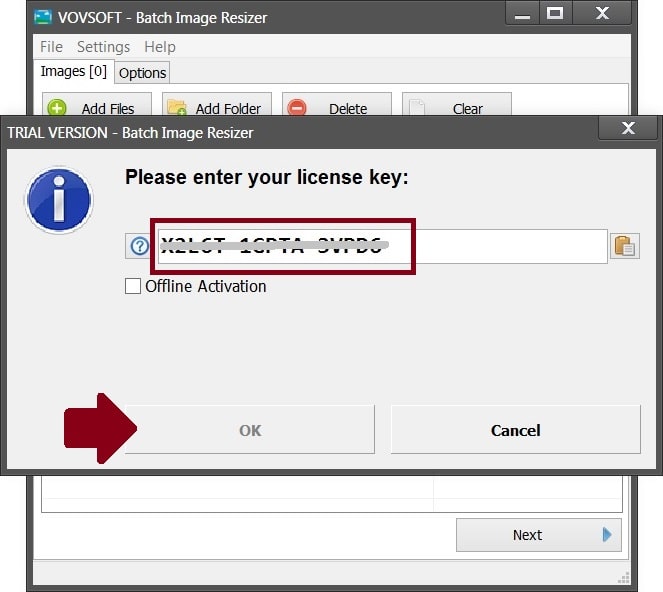 Vovsoft Batch Image Resizer 1.3v Activating 2 min