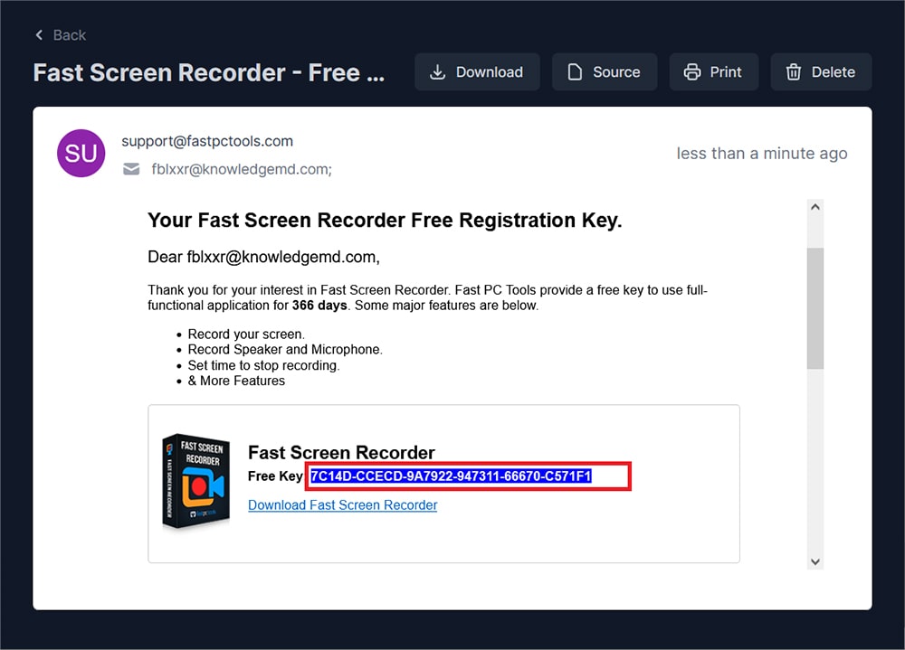 Fast Screen Recorder Giveaway 2 min