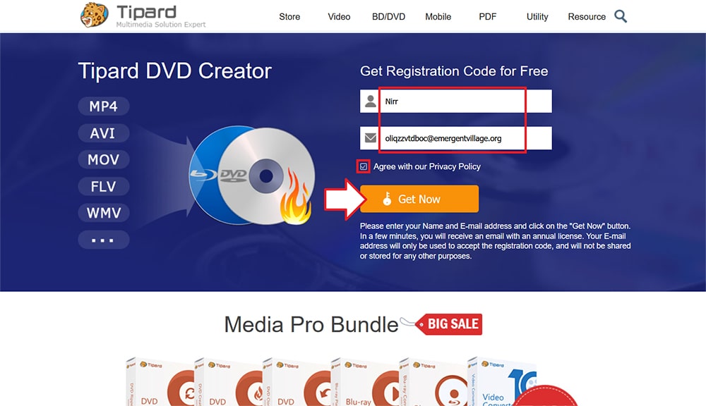 Tipard DVD Creator 5.2v Giveaway 1 min