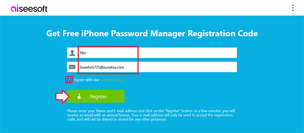 Aiseesoft iPhone Password Manager 1.0v Giveaway 1 1