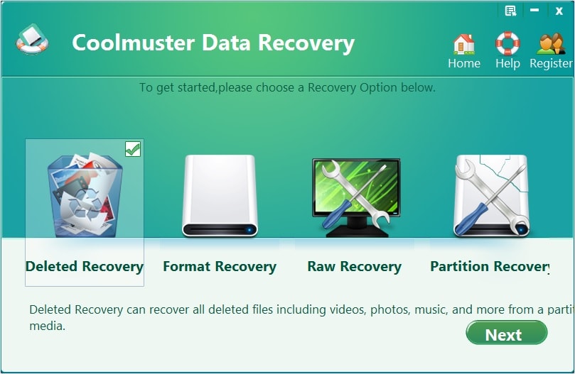 Coolmuster Data Recovery 2.1v Interf