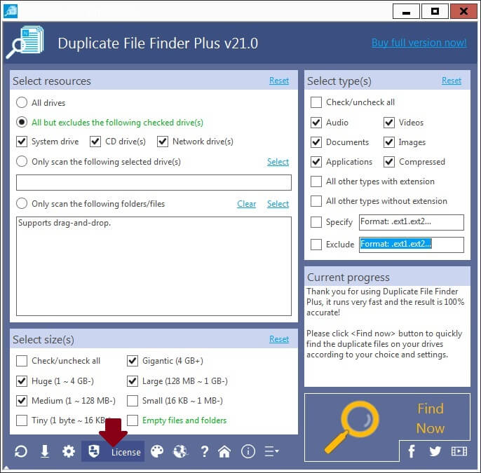 Duplicate File Finder Plus 21v Activating 1