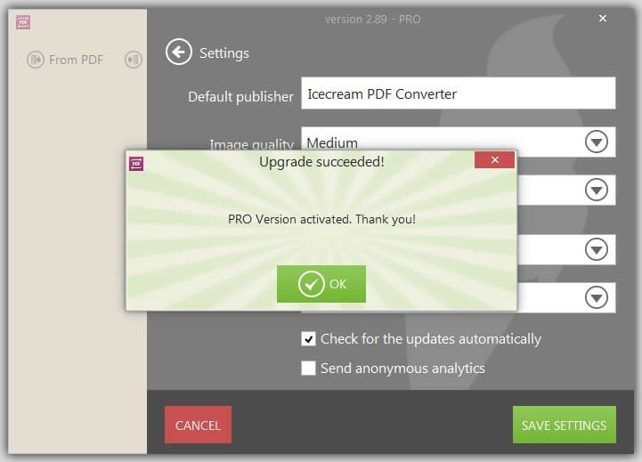 Icecream PDF Converter 2.89v Activating 4