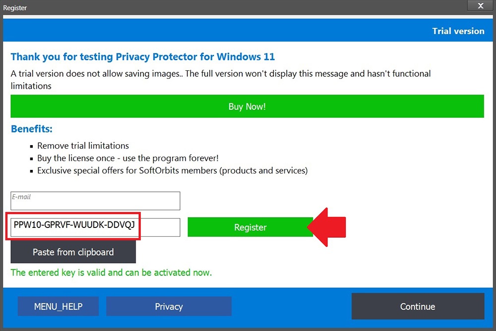 oftOrbits Privacy Protector for Windows 11 Acti 3