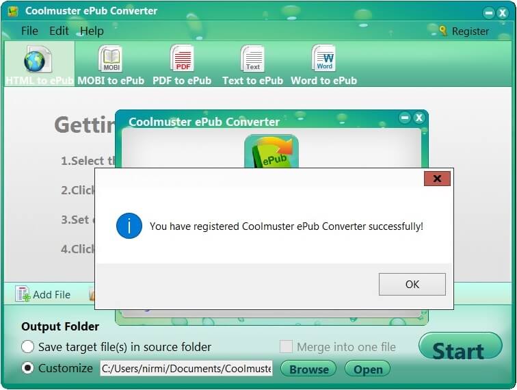 Coolmuster ePub Converter Pro 2.1v Act 3