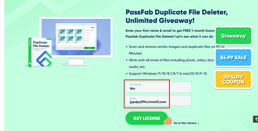 PassFab Duplicate File Deleter 2.3v Giveaway 1