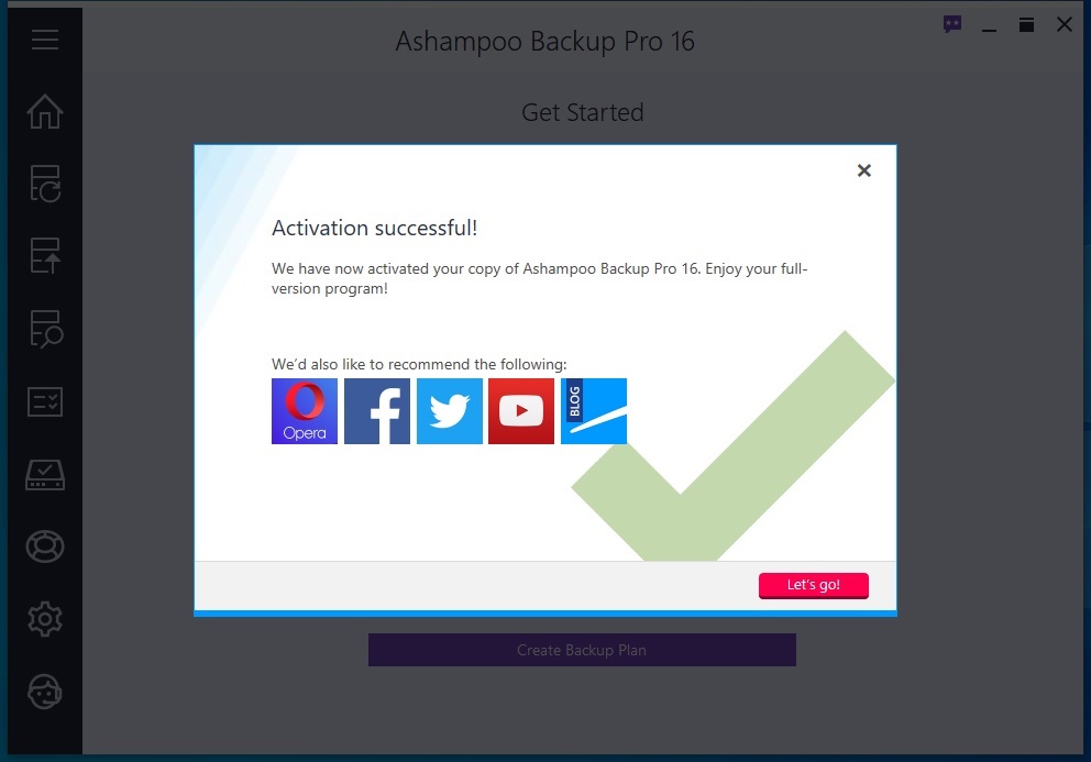 Ashampoo Backup Pro 16 Activating 3