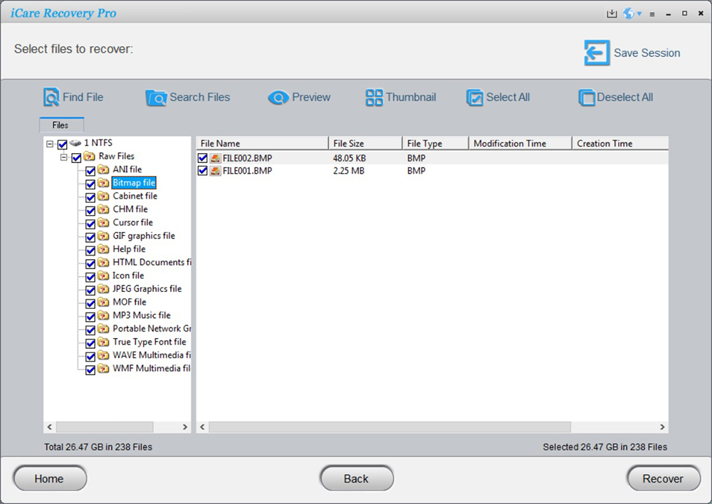 iCare Data Recovery Pro 8.3v Scan
