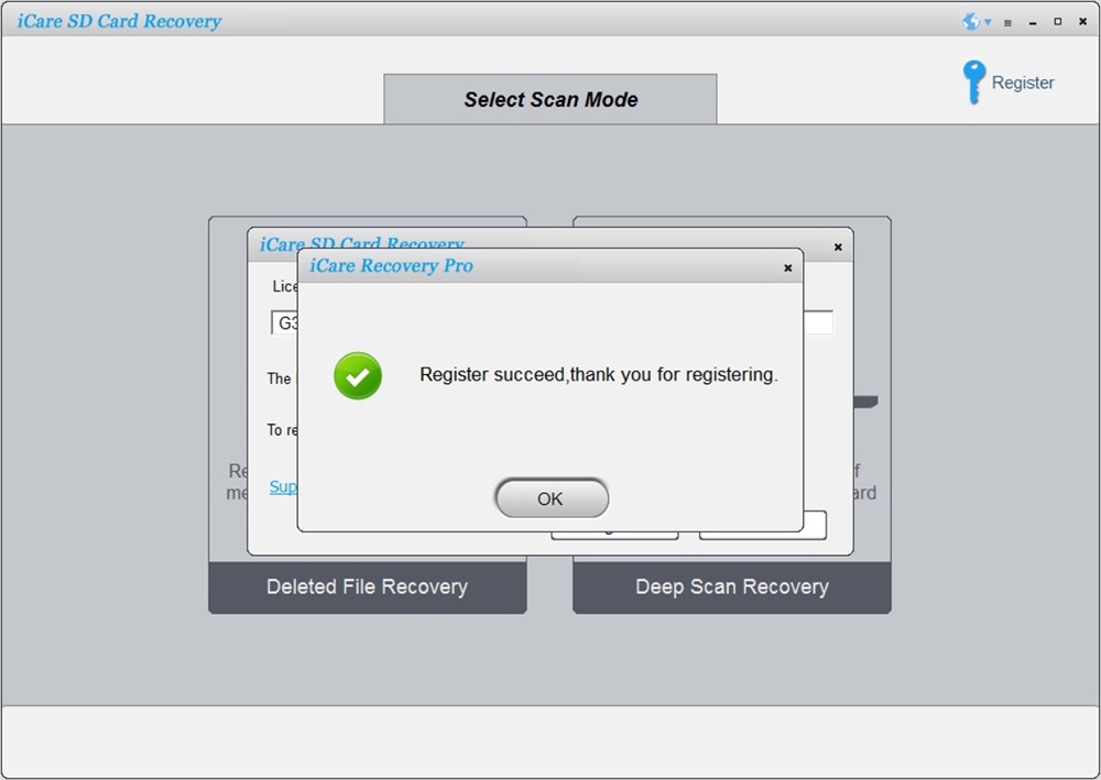 iCare SD Card Recovery 3v Acti 3