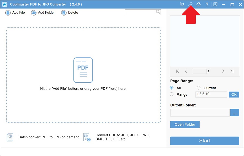 Coolmuster PDF to JPG Converter 2.4v Acti 1