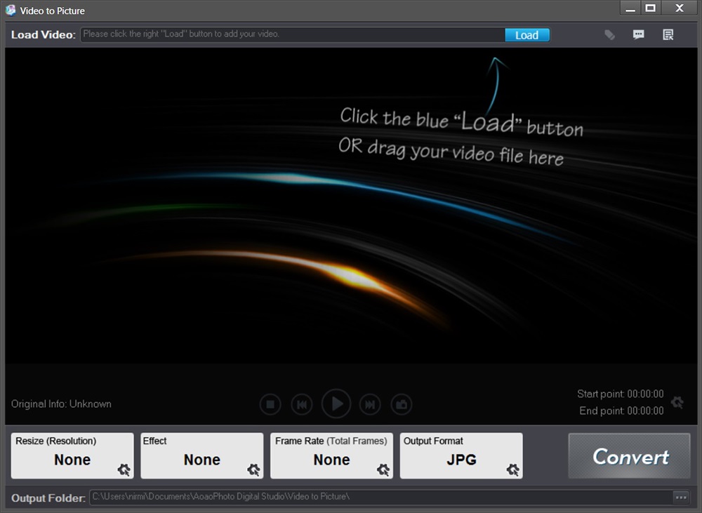 WonderFox Video to Picture Converter 5v Interface