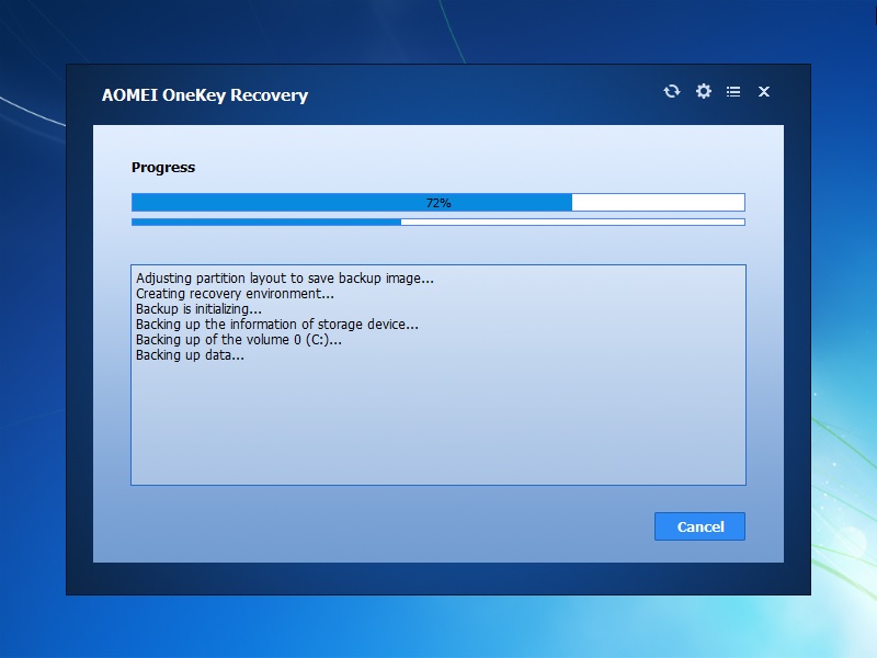 AOMEI OneKey Recovery Pro 1.7v CR