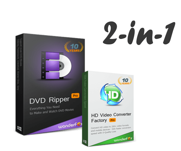 WonderFox DVD Ripper Pro with gift HD Video Converter Factory Pro