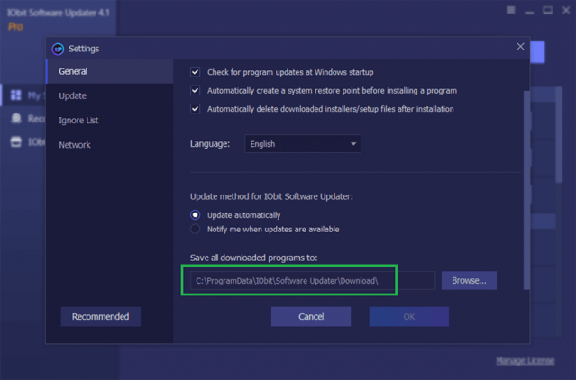 iObit Software Updater PRO 4 General Review