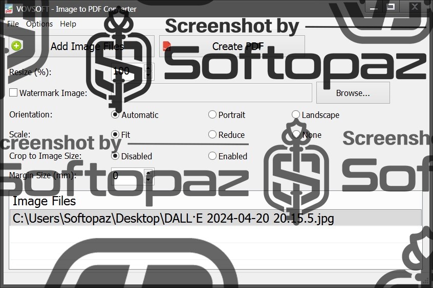 vovsoft Image to PDF 3.2v MA3