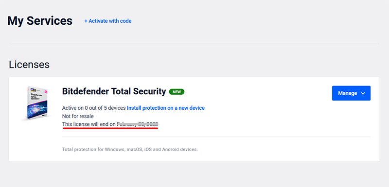 Bitdefender Total Security 2021 6 Months Free 3