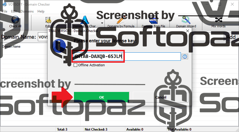 vovsoft domain checker 6.5 activating 2