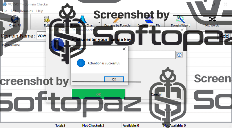vovsoft domain checker 6.5 activating 3