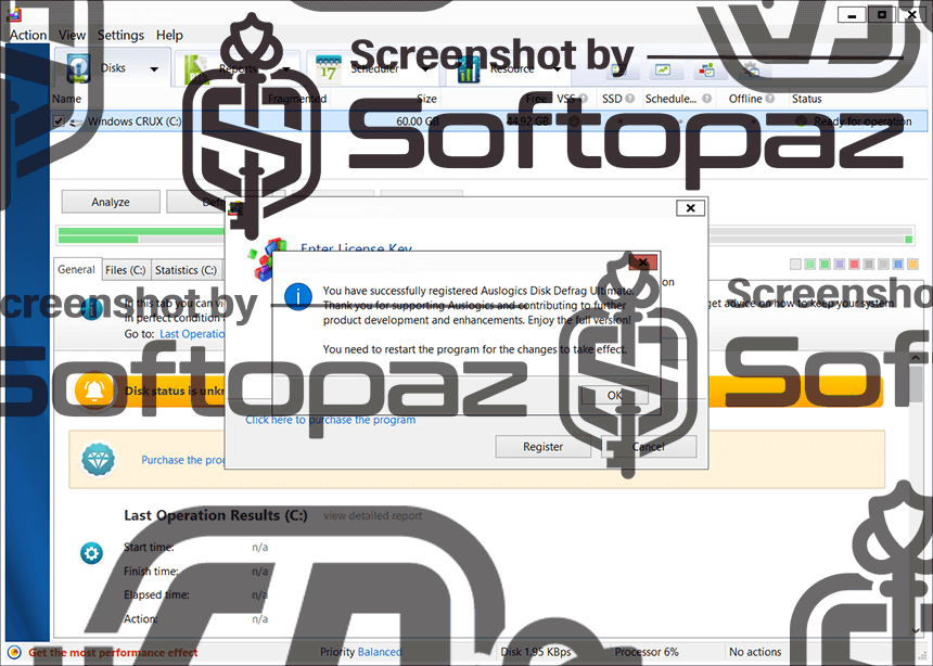 Auslogics Disk Defrag Ultimate 4 Activating 3