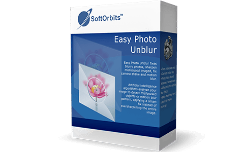 Softorbits easy photo unblur box