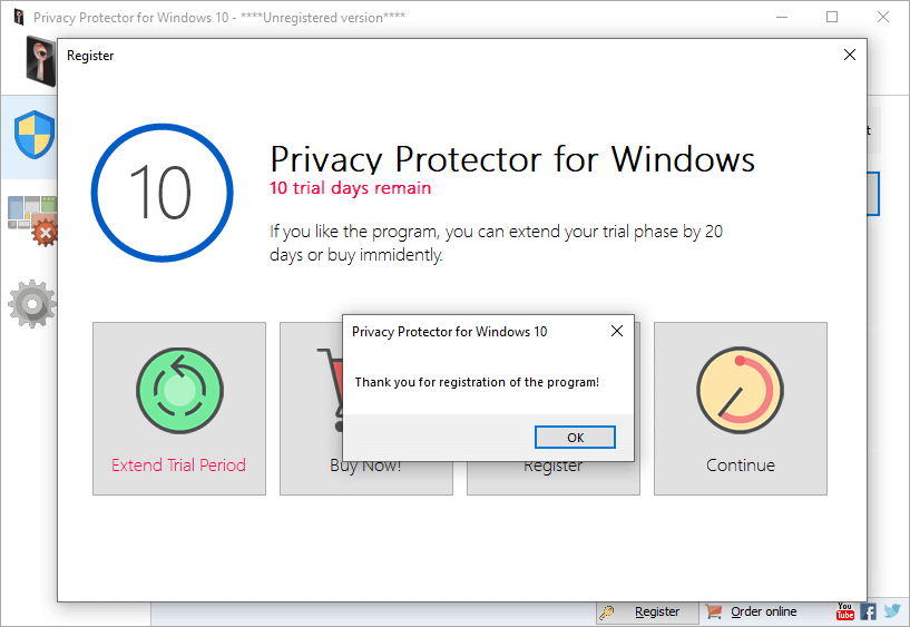 SoftOrbits Privacy Protector for Windows 10 Activating 4