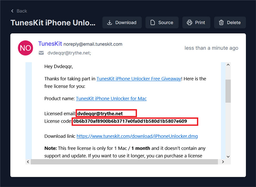 TunesKit iPhone Unlocker 1v Giveaway 2