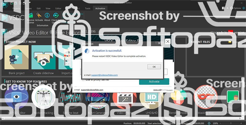 VSDC Free Video Editor 7v Activating 3