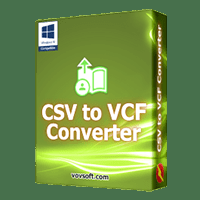 VovSoft CSV to VCF Converter Box Buy min