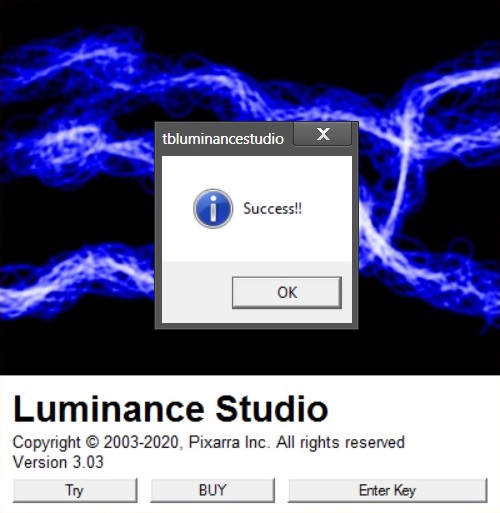 Luminance Studio 3.0v Activating 3