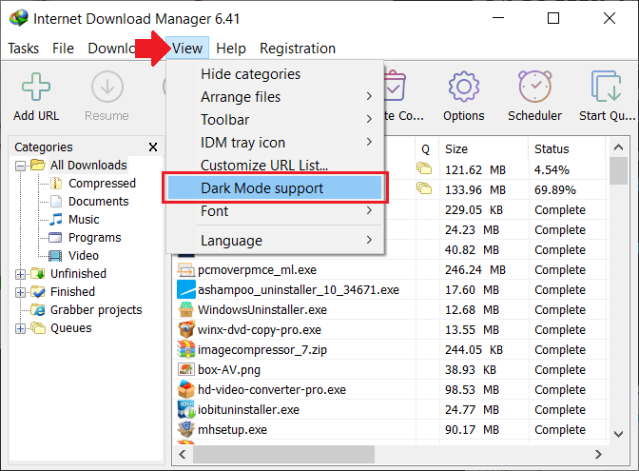 9 IDM Review Turn On Dark Mode min