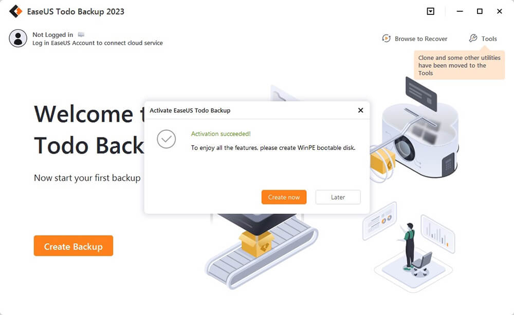 EaseUS Todo Backup Home 2023 Activating