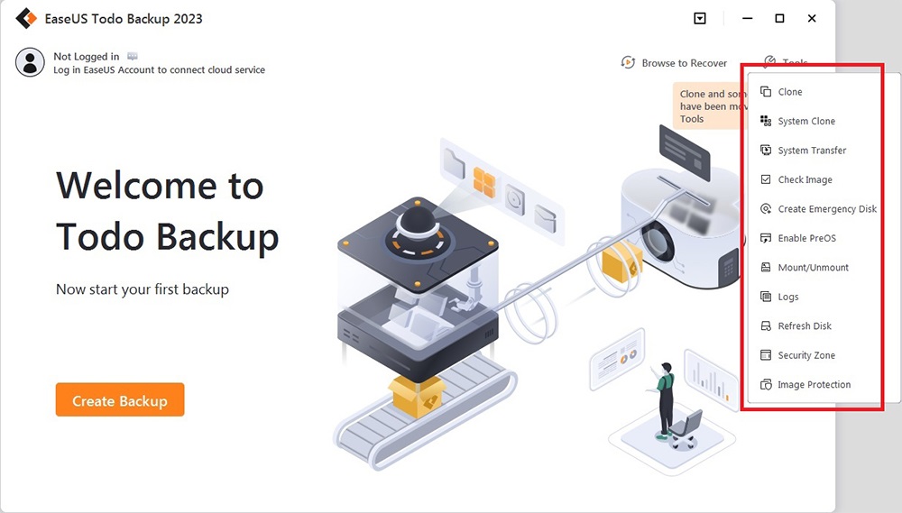 EaseUS Todo Backup Home 2023 Other Features