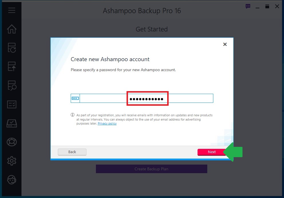 Ashampoo Backup Pro 16 Activating 2