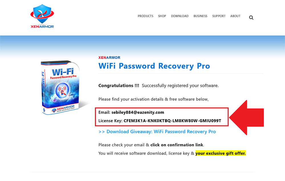 XenArmor WiFi Password Recovery Pro 7v Acti 2