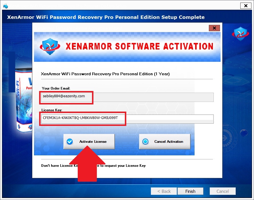 XenArmor WiFi Password Recovery Pro 7v Acti 3