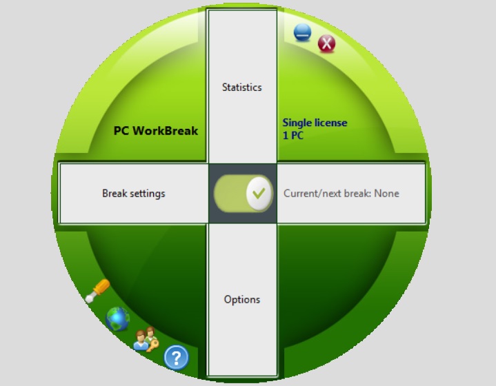 TriSun PC WorkBreak 10v Interface