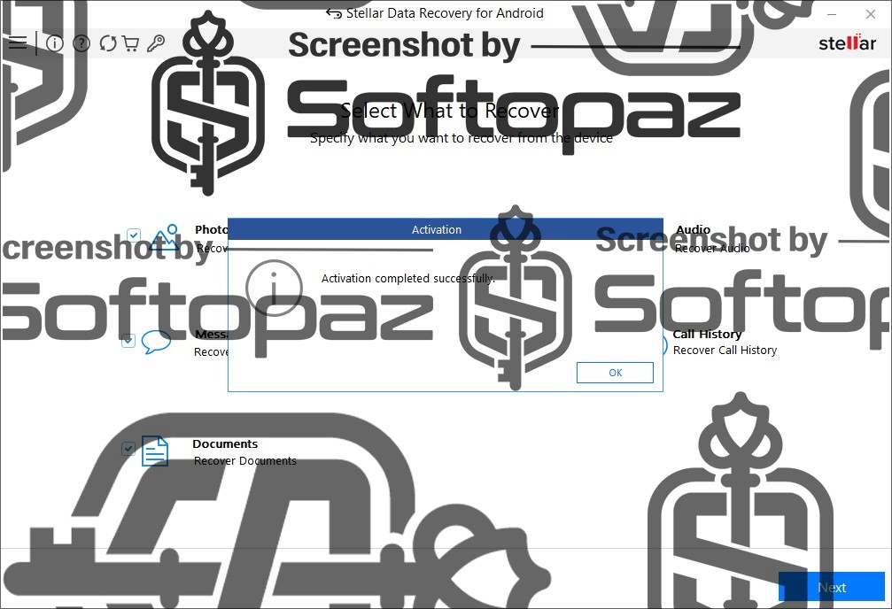 Stellar Data Recovery for Android Acti 3