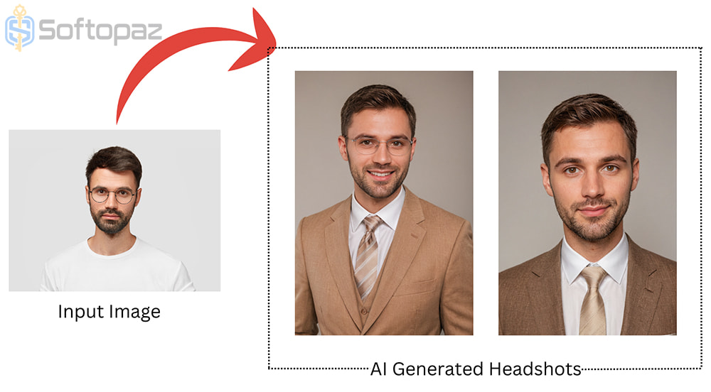 Vidnoz AI Headshot Generator FREE Results