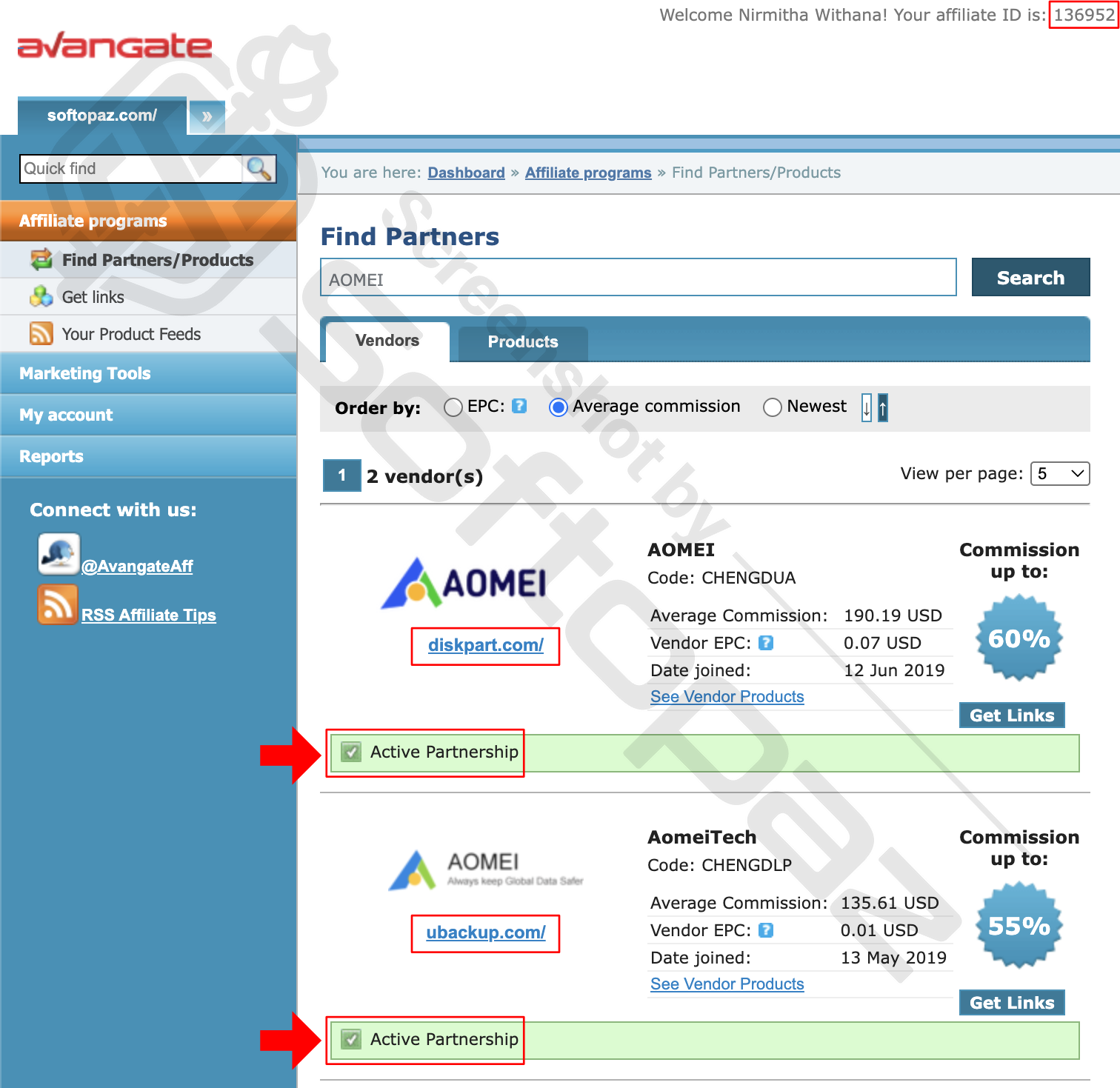 AOMEI and Softopaz Affiliate Partnership