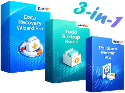 EaseUS 3-in-1 Bundle Deal (for Windows) with Lifetime Upgrades